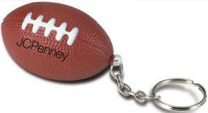 Promotional Key Chains: Football Stress Ball Keychains